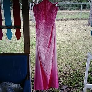 Pink formal dress